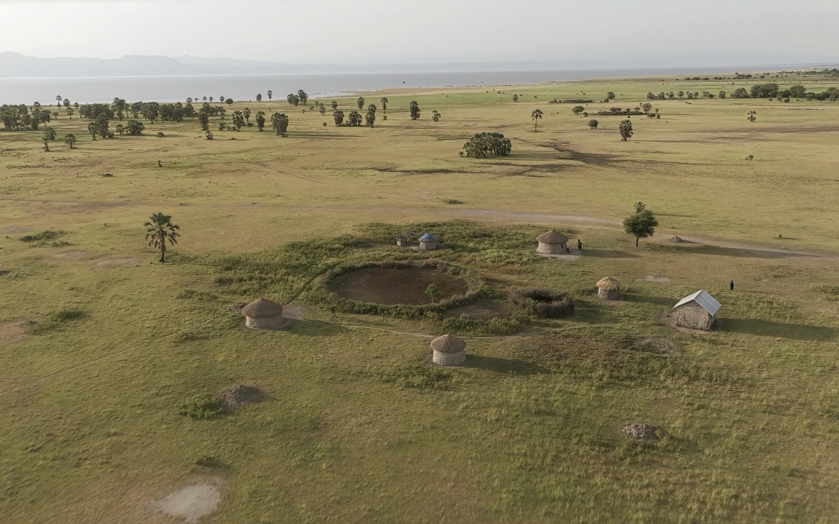 Aerial view of Manyara Ranch, protected by the Dorobo Fund