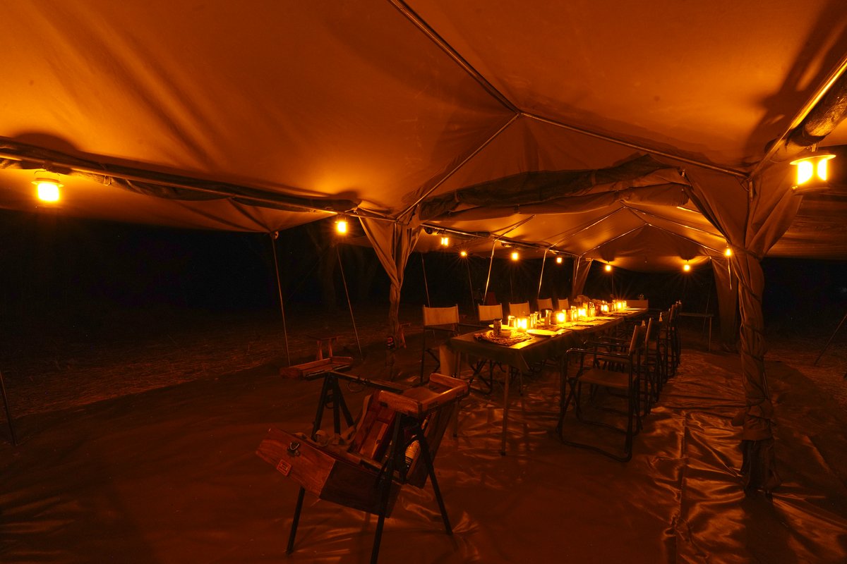 Legacy mobile safari camp setting in the Tanzanian bush